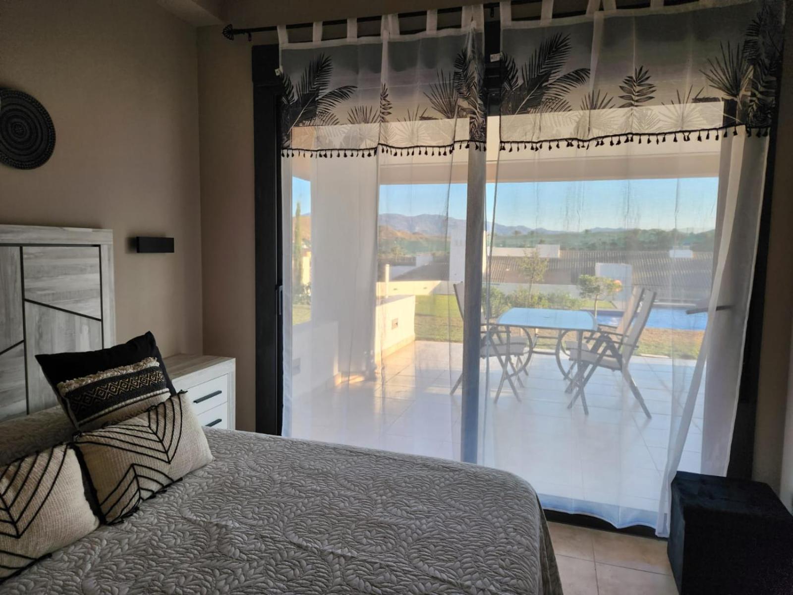 Bajo Con Vistas A La Piscina En Valle Del Este Golf Vera Exterior foto