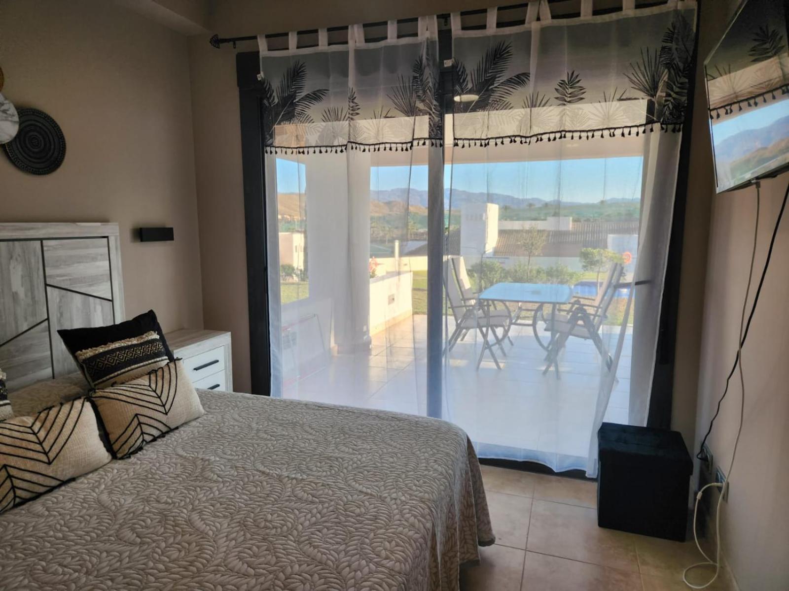 Bajo Con Vistas A La Piscina En Valle Del Este Golf Vera Exterior foto